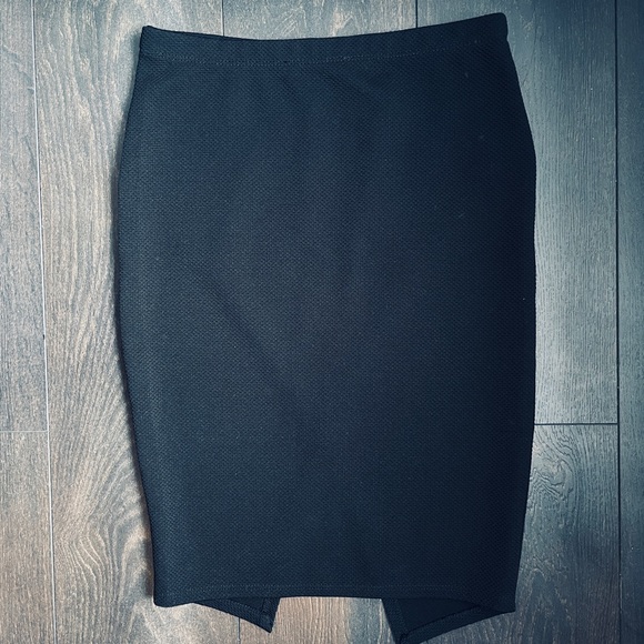 Rebel Sugar Asymmetrical Split Bodycon Skirt - Picture 9 of 14